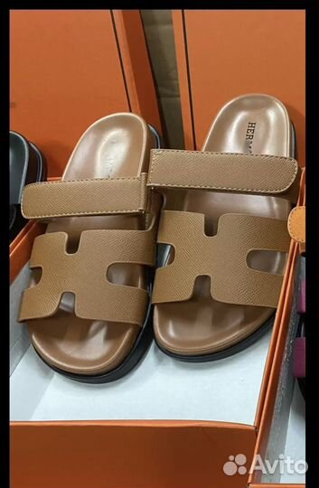 Шлепанцы хирмес