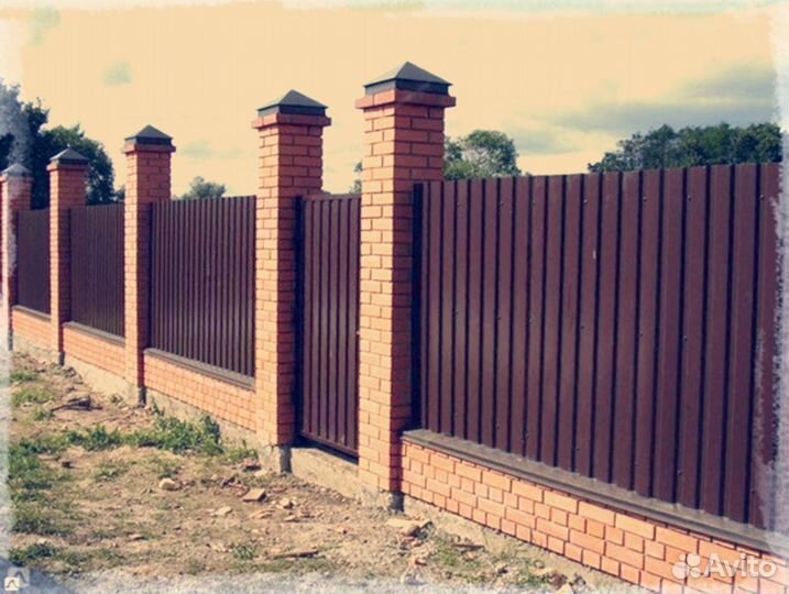 Забор из профнастила