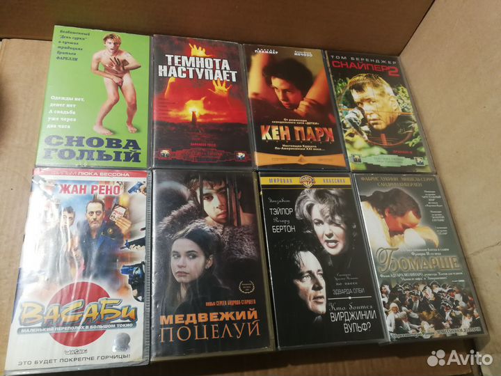 Видеокассеты VHS, фильмы музыка, лицензия, пластик