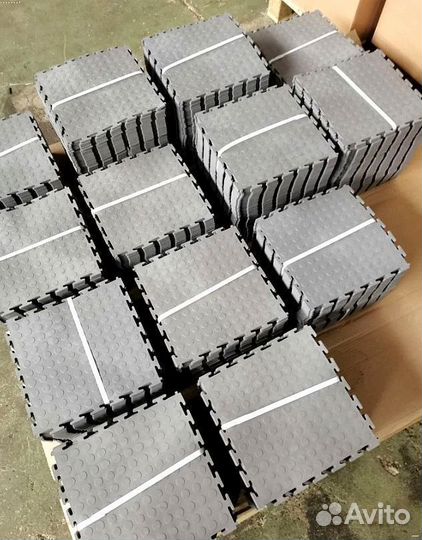 Модульный пол для гаража