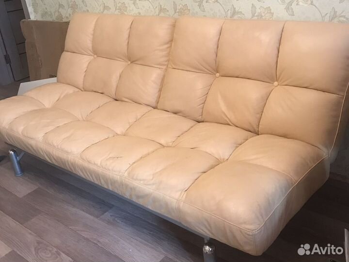 Диван натуральная кожа