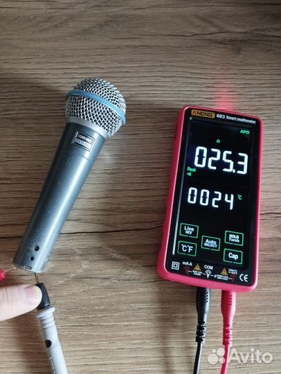 Микрофон Shure beta 58a настоящий оригинал Мексика