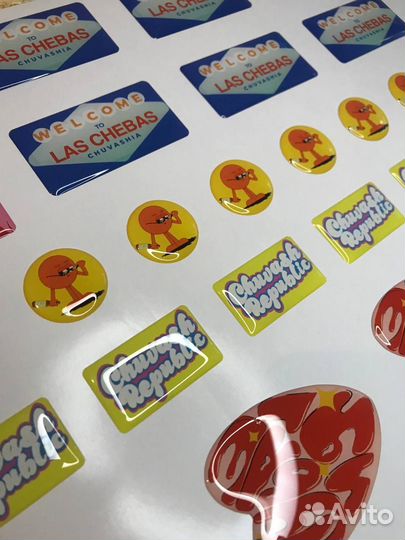 3D стикеры оптом