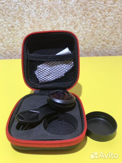 Объектив на телефон рыбий глаз