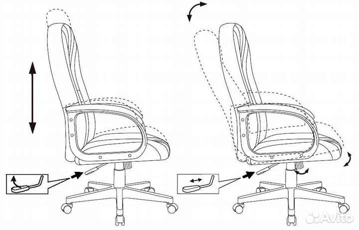 Компьютерное кресло Бюрократ T-898 темно-серый