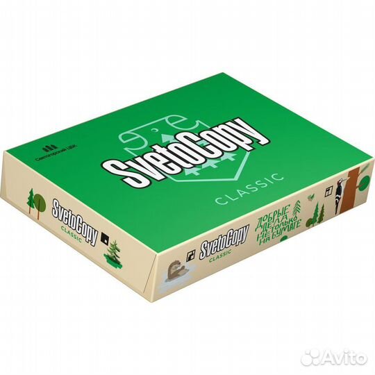 Бумага SvetoCopy (А4, марка С, 80 г/кв.м, 500 л) н