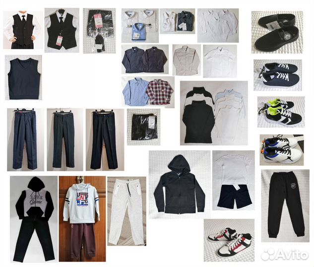 Школьная форма, спортивная и обувь (р.122-140)
