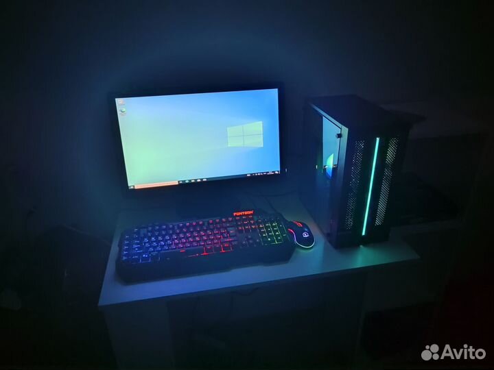 Игровой пк с монитором
