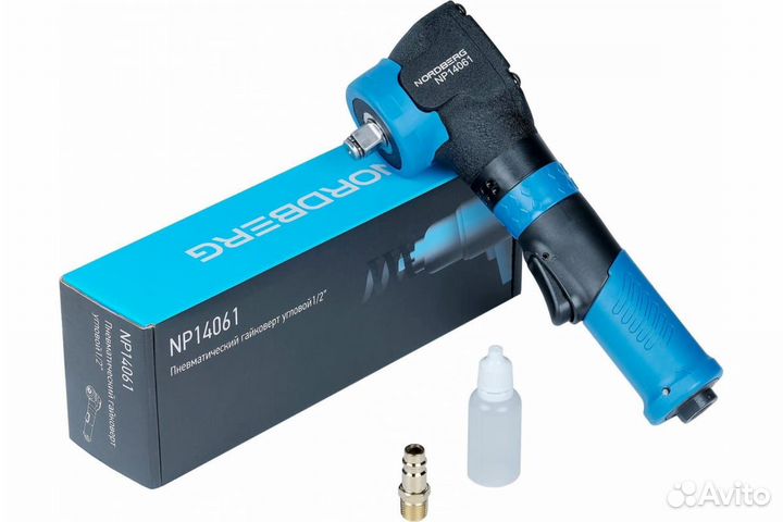 Угловой ударный пневмогайковерт 500 Нм NP14061