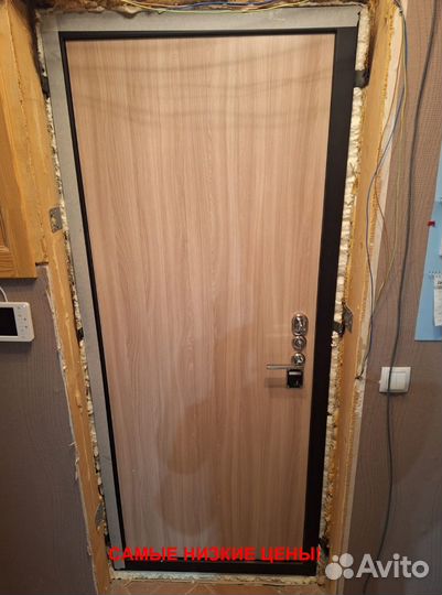 Толстая дверь входная с терморазрывом с бесплатной