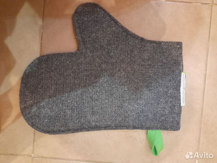 Новая рукавица для бани и сауны