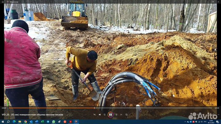 Кессон для обустройства скважины