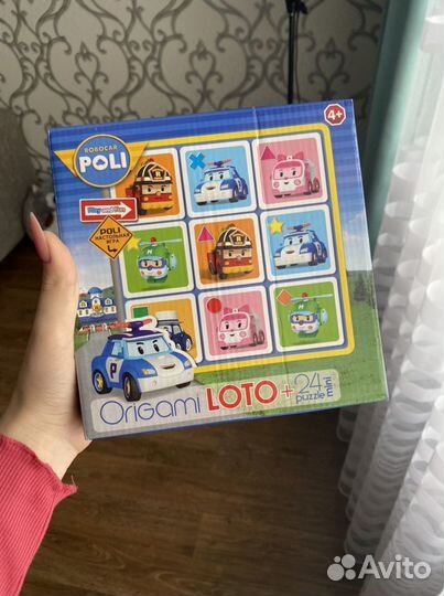 Настольная игра Робокар Поли Лото+Пазл