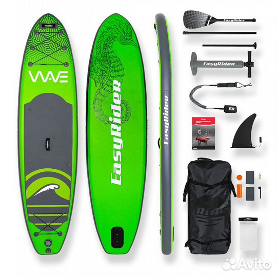 Надувной SUP Easy Rider Wave 10'6 320*80*15 Green