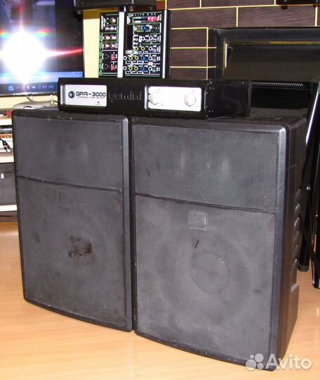 Колонки DAS 1600W Pro 2шт Усилитель Микшер 99DSP