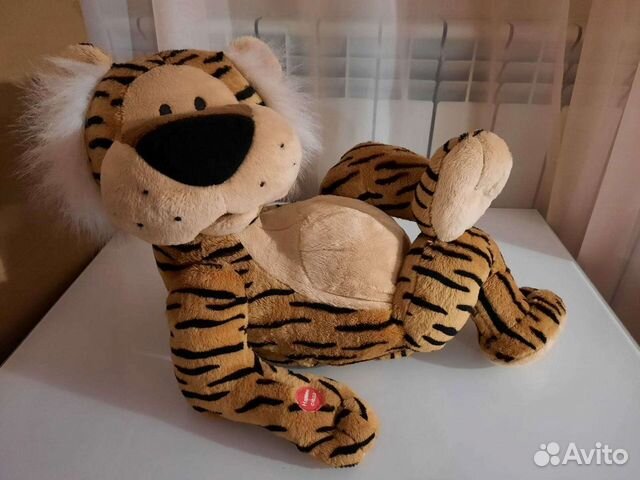 Мягкие игрушки тигр морковка