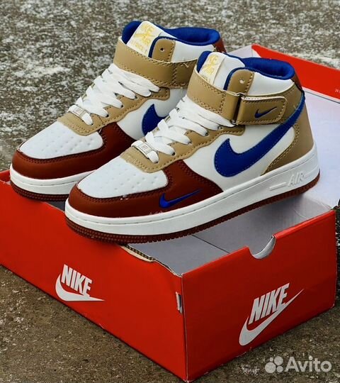 Кроссовки мужские зимние nike air force