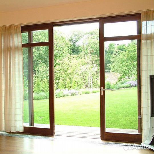 Алюминиевые раздвижные двери для беседки