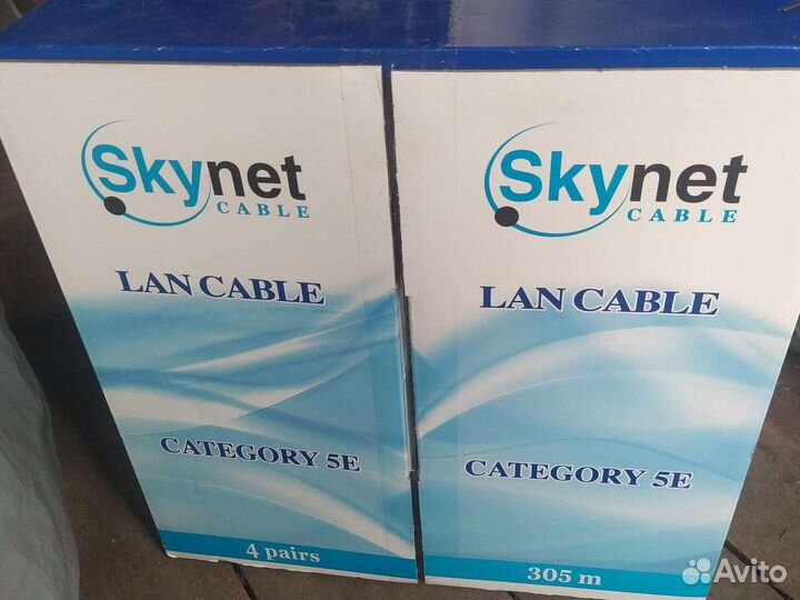 Кабель витая пара utp 5e 4 пары медь уличная