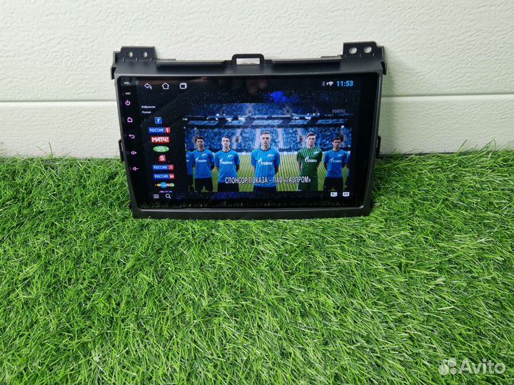 Магнитола на Toyota Prado 120 9 дюймов android 12