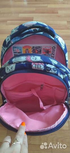 Рюкзак школьный, ортопед+сумка
