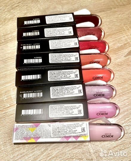 Блески для губ кико новые