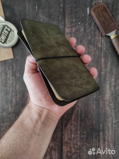 Блокнот Мидори кожа