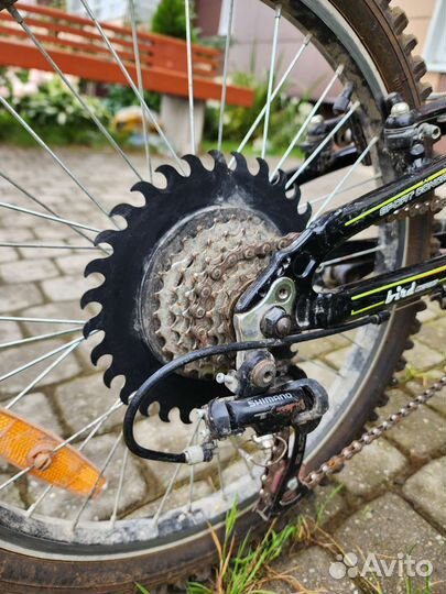 Велосипед складной скоростной