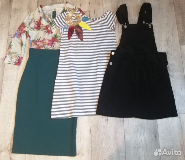 Вещи пакетом на девочку, размеры L, M, S