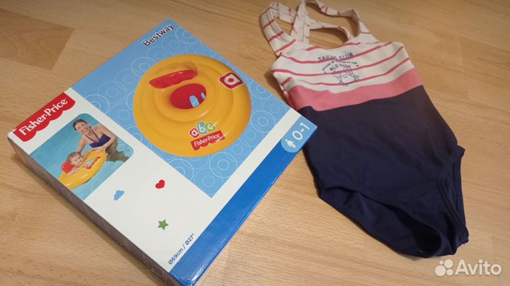 Круг/плот для плавания fisher price новый 0-1