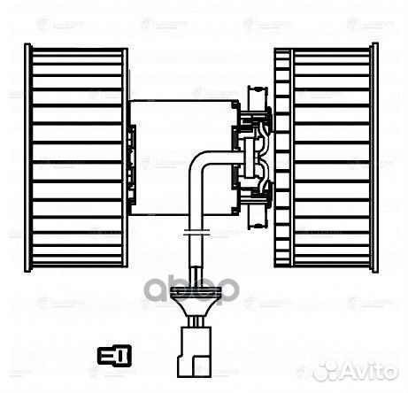 Э/вентилятор отоп. LFH1602 luzar