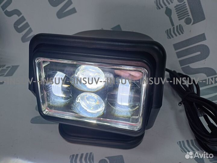 Светодиодный LED фароискатель на линзах 60W с Д/У