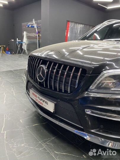 Решетка GT Style+звезда Mercedes GL 166