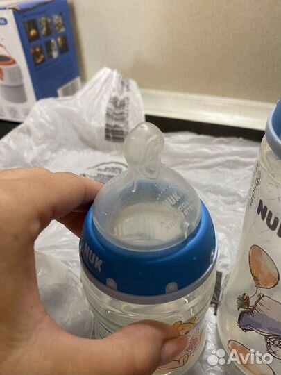 Бутылочки nuk б/у