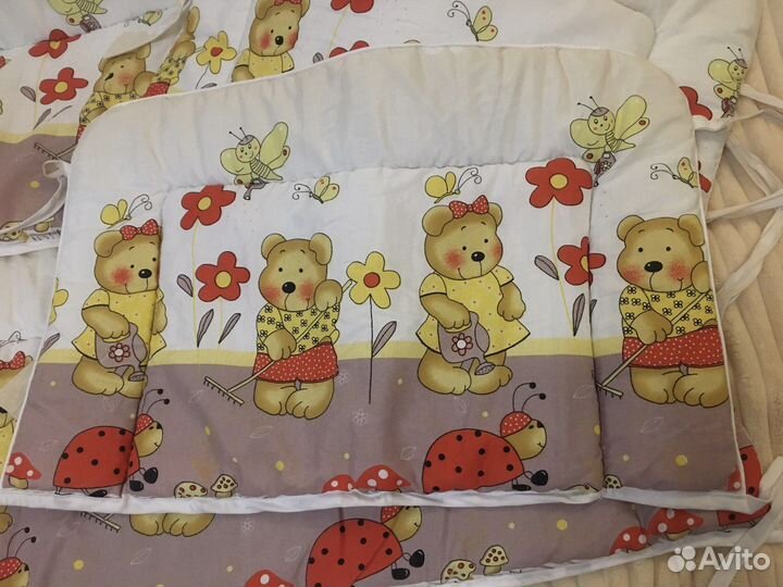 Бортики на кроватку детскую