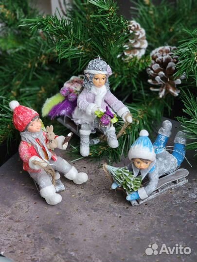 Ватная игрушка баба яга и другие