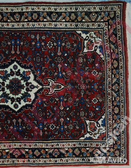 Персидский ковер ручной работы шерсть/шёлк Биджар