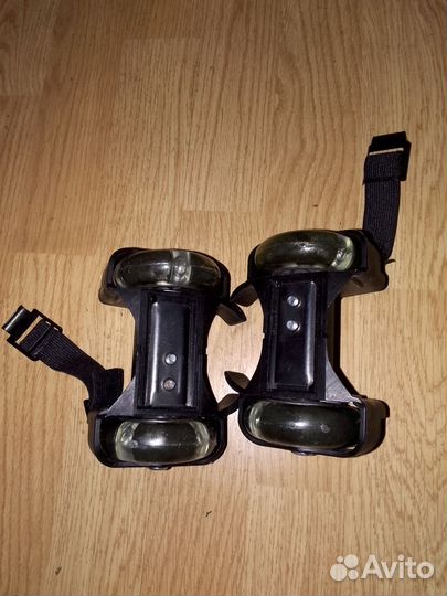 Ролики на пятку с подсветкой