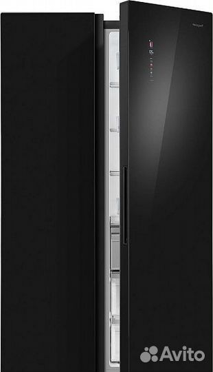 Холодильник weissgauff wsbs 1036 Inverter NoFrost Premium Black Glass