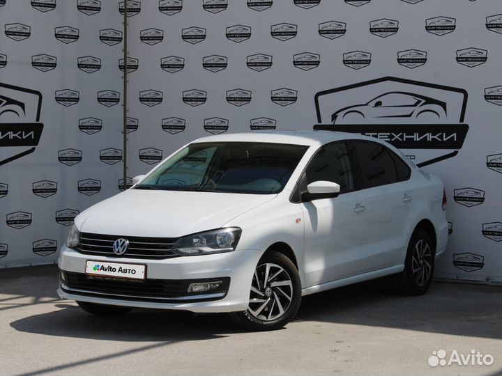 Volkswagen Polo 1.6 AT, 2018, 123 908 км