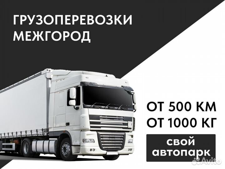 Грузоперевозки Межгород 3 5 10 20 тонн от 500 км