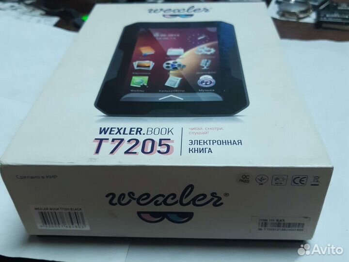 Электронная книга Wexler T7205 256Мб/4Гб 7