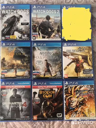 Sony playstation 4 PS4 игры