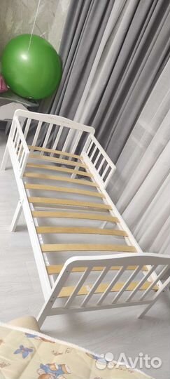 Детская кровать от 3 лет с бортиками