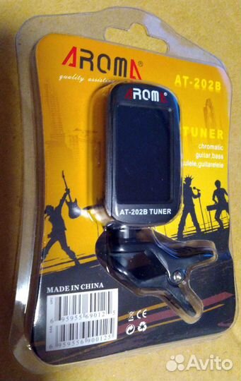 Тюнер для настройки гитары, баса, укулеле