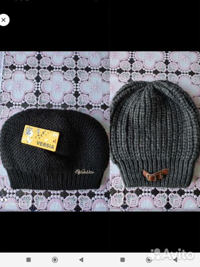 Шапки-беретки новые
