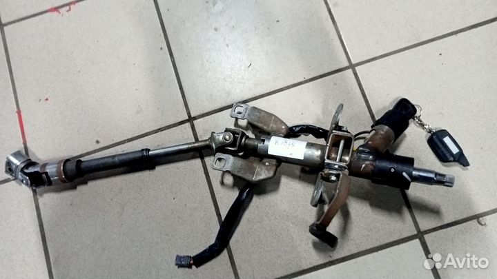 Колонка рулевая + замок зажигания Пежо 206 седан