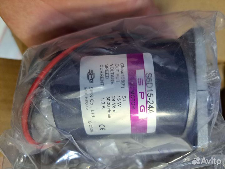 Оригинальный SPG S6D15-24A мотор-редуктор