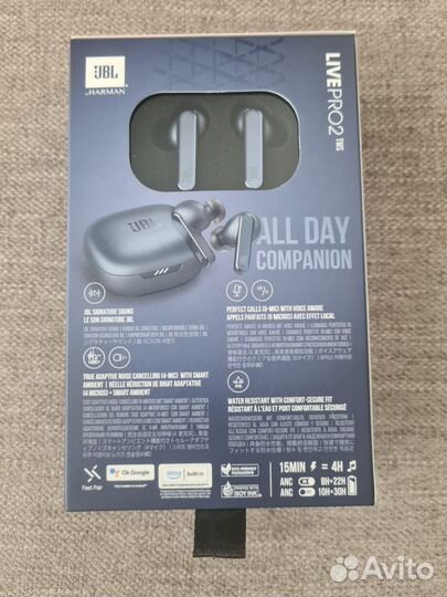 Беспроводные наушники jbl live pro 2