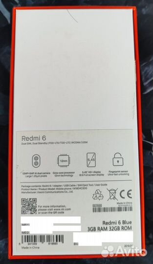 Xiaomi Redmi 6 3/32